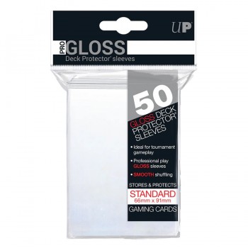 Pro-Gloss Standard apsauginės kortų įmautės, skaidrios 50 vnt. Ultra Pro